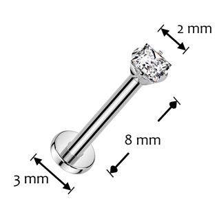 TIT1357 Piercing do brady - PUSH IN labreta TITAN