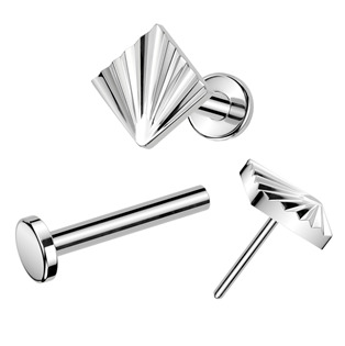TIT1358-1208 Piercing do brady - PUSH IN labreta TITAN
