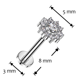 TIT1374-1208 Piercing do brady - labreta TITAN