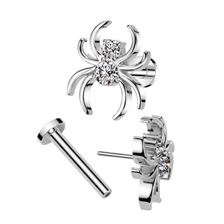 TIT1377-1206 Piercing do brady - PUSH IN labreta TITAN