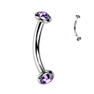 TIT1381-AB Piercing do obočí TITAN