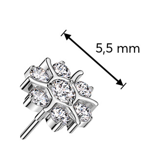 TIT1390-C Ozdoba k PUSH IN piercingu TITAN