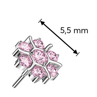 TIT1390-C Ozdoba k PUSH IN piercingu TITAN