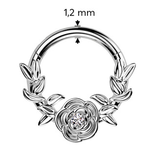TIT1392-1210 Segment kruh - helix / cartilage / tragus piercing TITAN