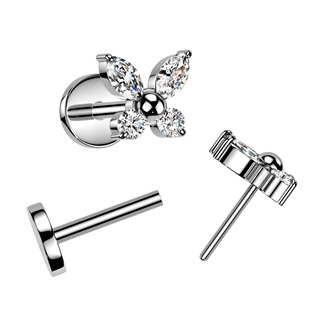 TIT1405-C Piercing do brady - PUSH IN labreta TITAN