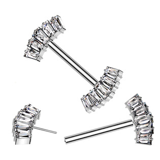 TIT1408-C Piercing do bradavky TITAN - PUSH IN