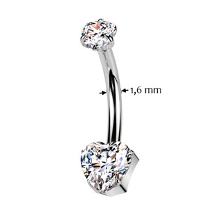 TIT1415 PUSH IN piercingu do pupíku TITAN