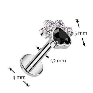 TIT1424-1208 Piercing do brady - labreta TITAN
