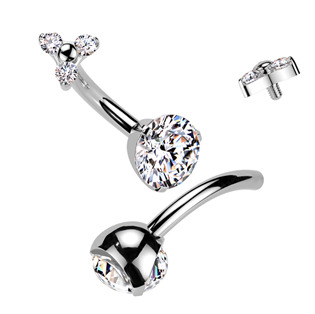 TIT1429 Piercing do pupíku - TITAN