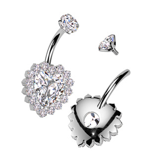 TIT1437-C Piercing do pupíku - TITAN