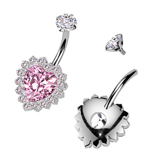 TIT1437-P Piercing do pupíku - TITAN