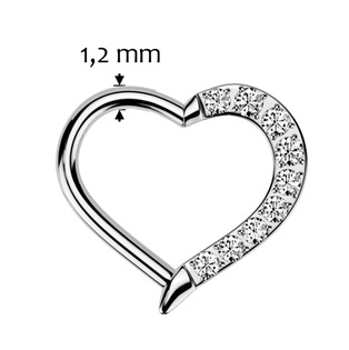 TIT1441-1210 Piercing segment TITAN srdíčko