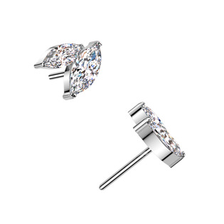 TIT1524-C Ozdobná část k PUSH IN piercingu TITAN