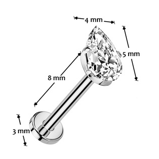 TIT1541-AB Piercing do brady - PUSH IN labreta TITAN