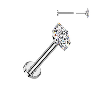 TIT1542-R Piercing do brady - PUSH IN labreta TITAN