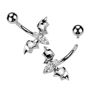 TIT1560 Piercing do pupíku netopýr - TITAN