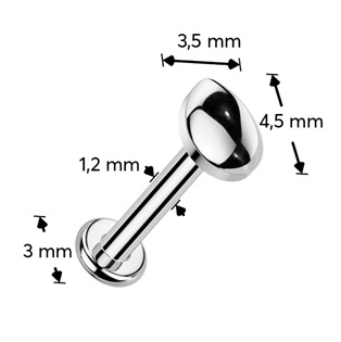TIT1573-1208 Piercing do brady - labreta TITAN