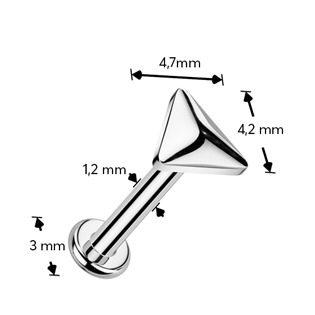 TIT1574-1208 Piercing do brady - labreta TITAN
