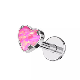 TIT1587-OP17 Piercing do brady - labreta titan, opál