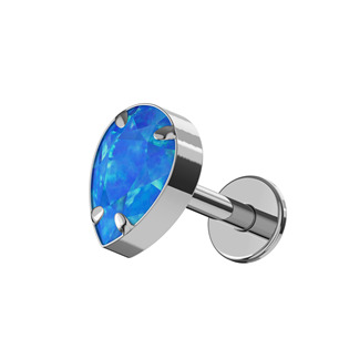 TIT1588-OP17 Piercing do brady - labreta titan, opál