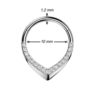 TIT1603-1208 Piercing segment kruh špičatý TITAN