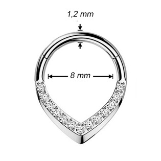 TIT1603-1210 Piercing segment kruh špičatý TITAN