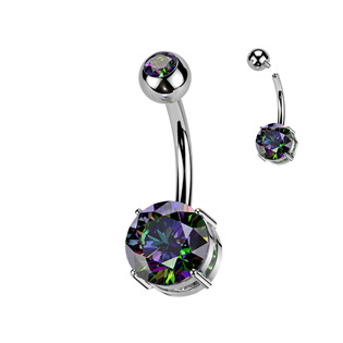 TIT1604VM Piercing do pupíku - TITAN, barva: Vitrail Medium