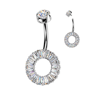 TIT1615 Piercing do pupíku kolečko - TITtin2AN