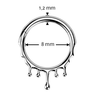 TIT1617-1208 Piercing segment kruh TITAN