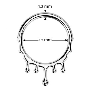 TIT1617-1208 Piercing segment kruh TITAN