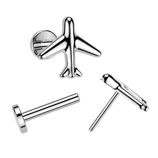 TIT1626 Piercing do brady letadlo - PUSH IN labreta TITAN