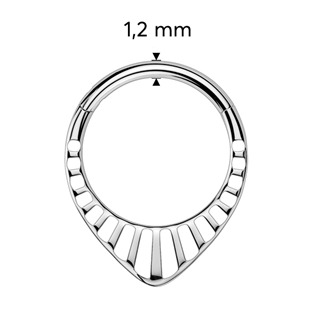 TIT1637-1210 Piercing segment kruh TITAN