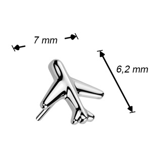 TIT1656 Ozdobná část k PUSH IN piercingu TITAN