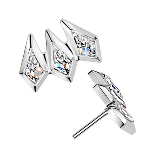 TIT1671 Ozdobná část k PUSH IN piercingu TITAN