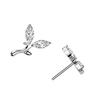 TIT1677 Ozdobná část k PUSH IN piercingu TITAN