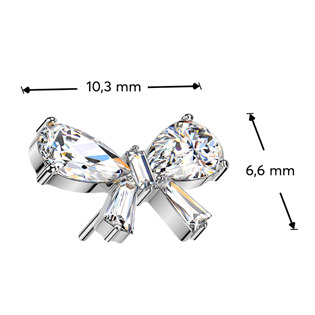 TIT1679 Ozdobná část k PUSH IN piercingu TITAN