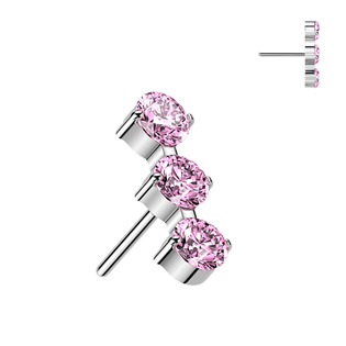 TIT1698-C Ozdobná část k PUSH IN piercingu TITAN