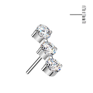 TIT1698-P Ozdobná část k PUSH IN piercingu TITAN