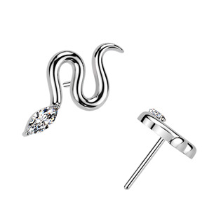 TIT1700-C Ozdobná část k PUSH IN piercingu TITAN