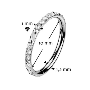 TIT1777-1210 TITAN piercing - segment kruh