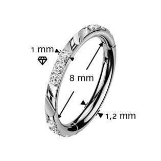 TIT1777-1210 TITAN piercing - segment kruh