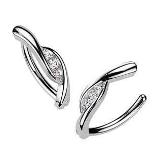 WP0088 Piercing do pupíku se dekorativním štítem