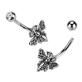 WP0099-C Piercing do pupíku včelka