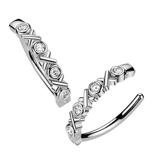 WP0105 Piercing do pupíku se štítem