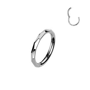 SG146-1210 Ocelový piercing - segment kruh