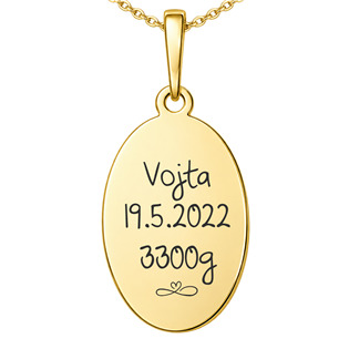PA1924-GD Pozlacený stříbrný přívěsek svatá Rita
