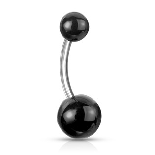 BA01027-G Piercing do pupíku - banánek