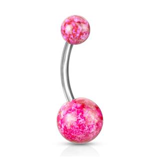BA01073-B Piercing do pupíku - banánek