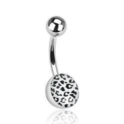 BS01049-A Piercing do pupíku - tygrovaný
