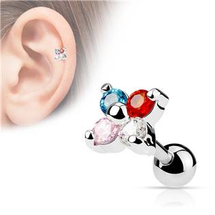 CP1010-W Cartilage piercing do ucha kytička